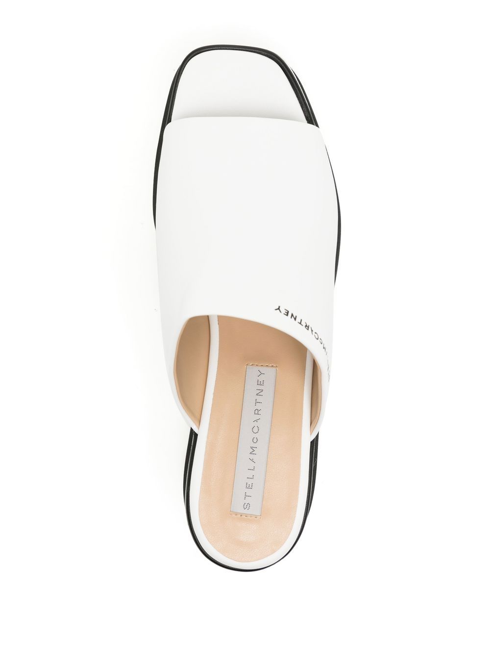Shop Stella Mccartney Platform-sole Slip-on Sandals In White