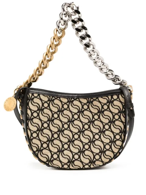Stella McCartney S-wave canvas shoulder bag