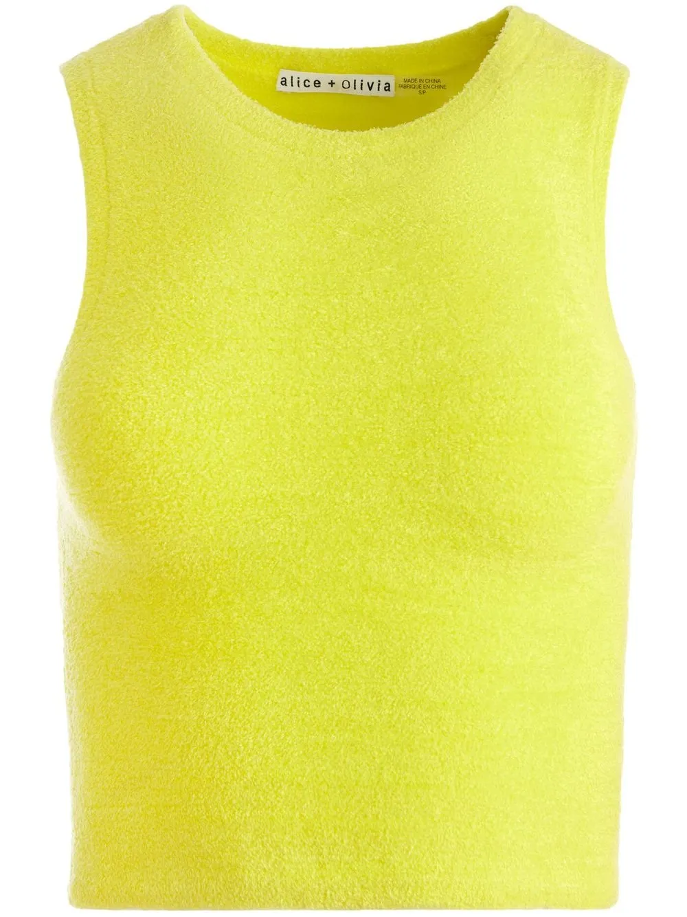 

alice + olivia Amity knitted vest - Yellow