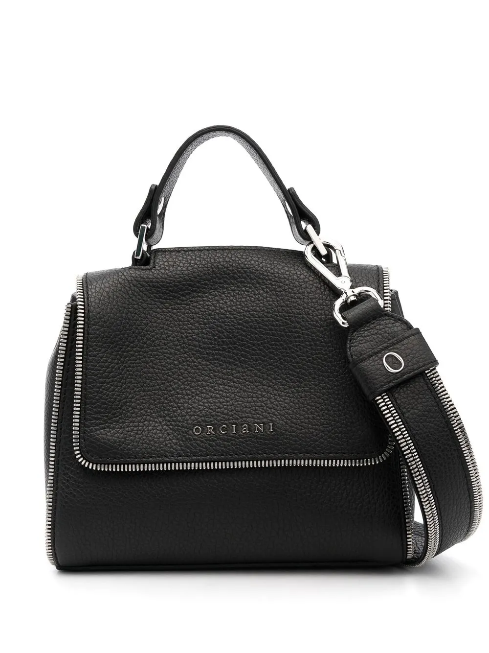 

Orciani zip-detail tote bag - Black