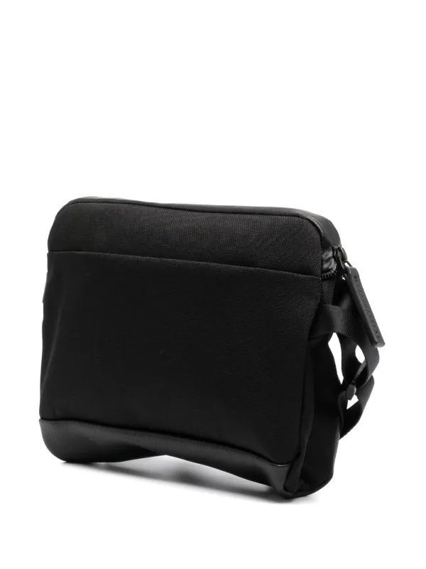 Faux leather hot sale messenger bag