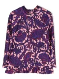 ZIMMERMANN Kids paisley-print sun-protective top - Purple