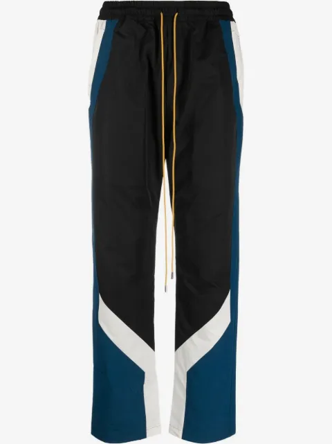 RHUDE colour-block track pants 