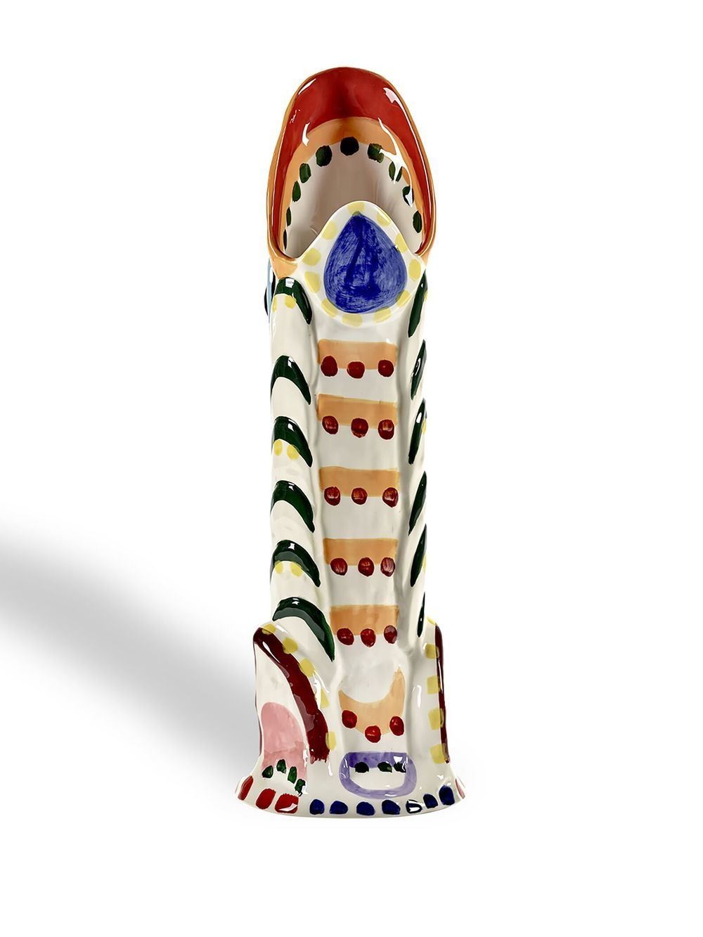 Shop Serax Sicily Painted Vase In Weiss