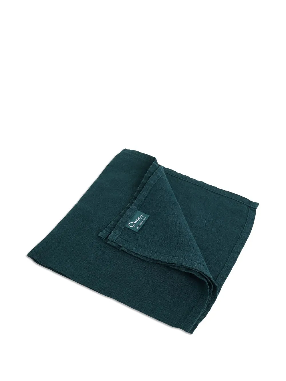 Shop Once Milano Linen Napkin Set (set Of Four) In Blau