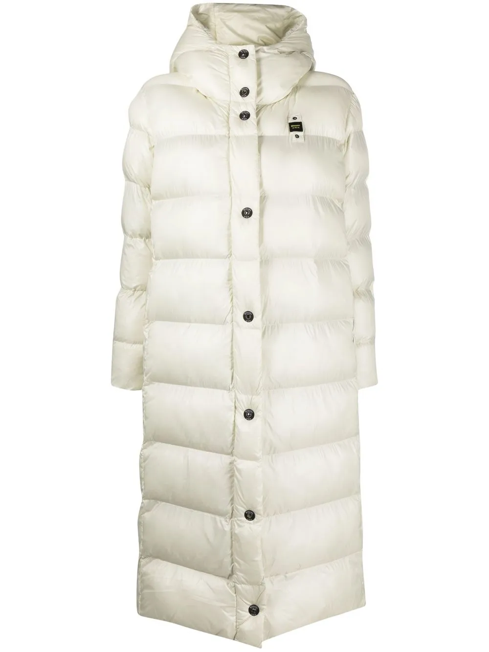 

Blauer logo-patch padded coat - Neutrals