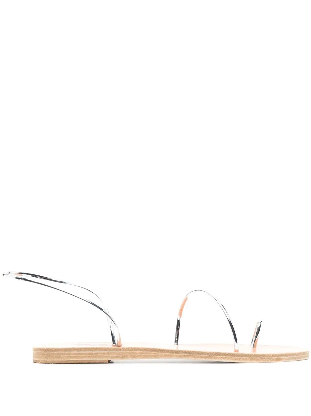 Ancient Greek Sandals sandalias Chora - Plateado