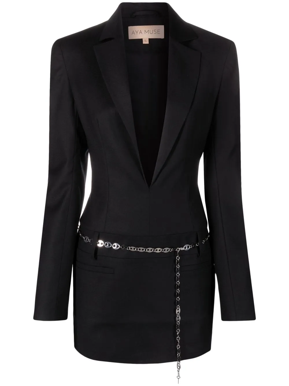 

Aya Muse Zonatu blazer minidress - Black