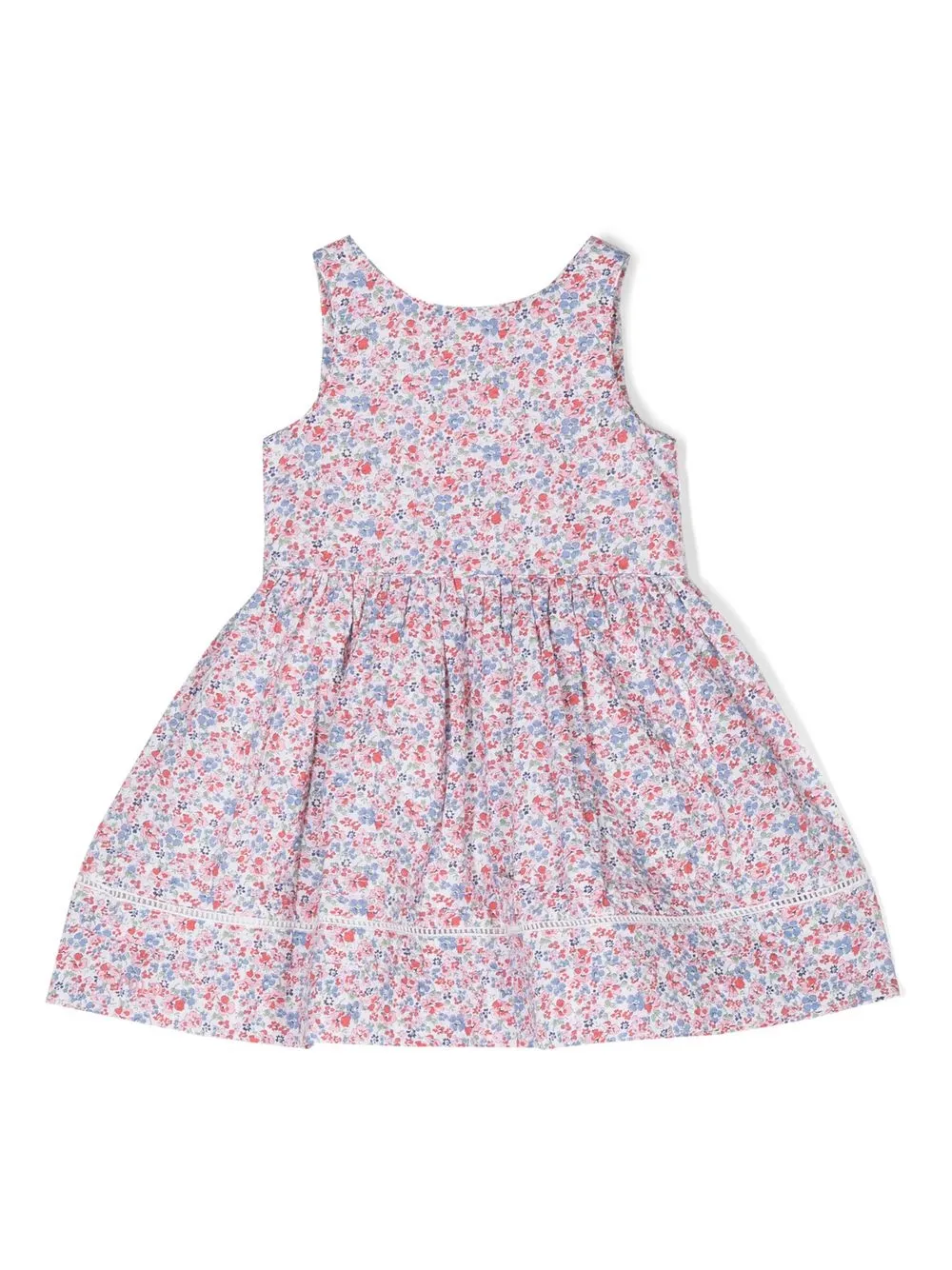 

Ralph Lauren Kids floral-print sleeveless dress - Pink