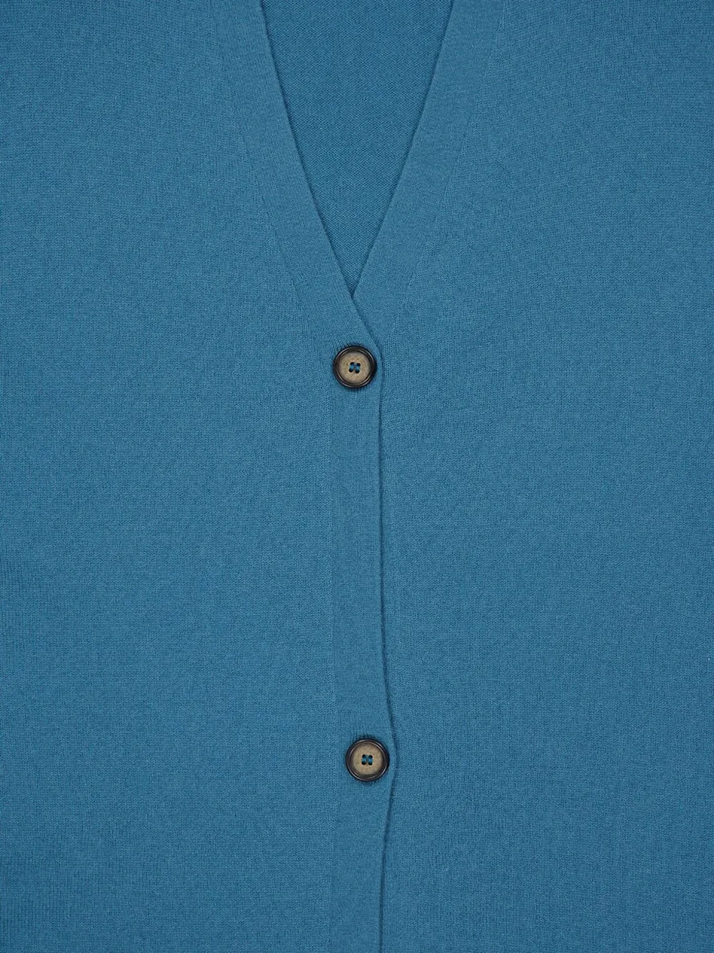 Paula Button-front Cashmere Cardigan In Blue