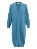 PAULA button-front cashmere cardigan - Blue