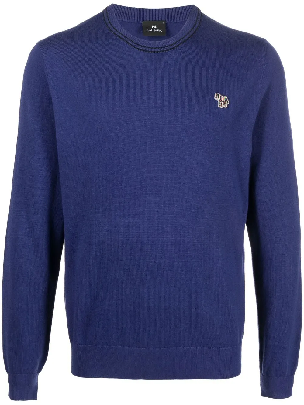 

Paul Smith logo-embroidered jumper - Blue