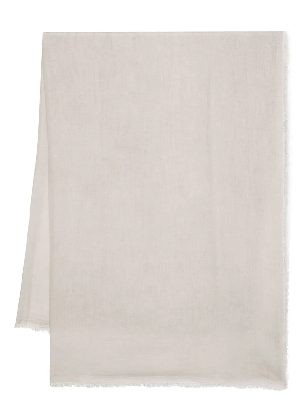 

Faliero Sarti fringed fine-knit scarf - Grey