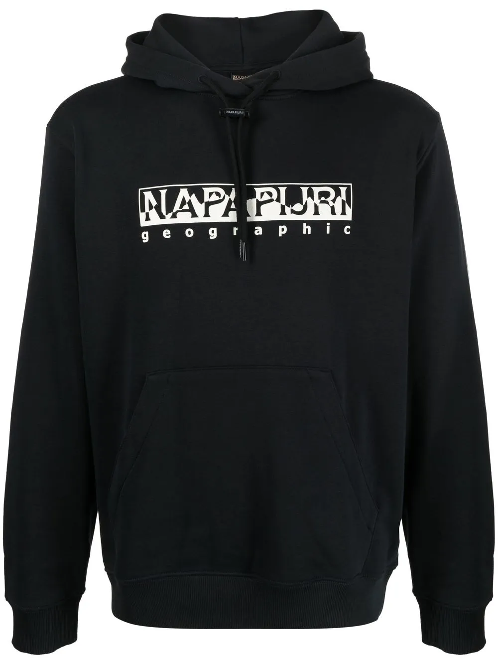 

Napapijri logo-print hoodie - Black