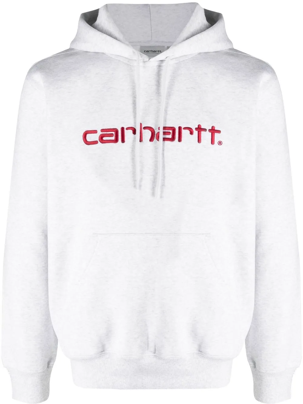 

Carhartt WIP logo-embroidered drawstring hoodie - Grey