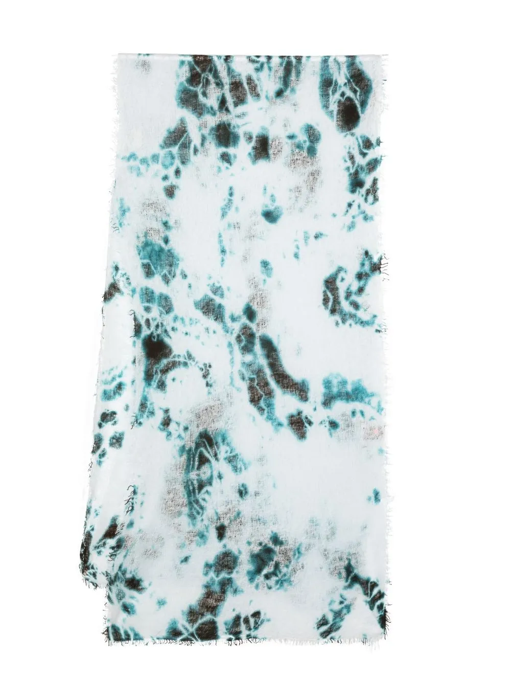 

Suzusan tie-dye cashmere shawl - Blue