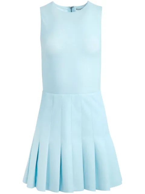 alice + olivia Chara pleated mini dress