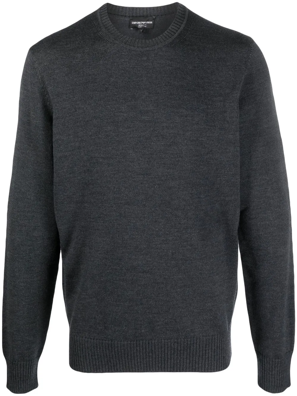 

Emporio Armani crew-neck wool jumper - Grey