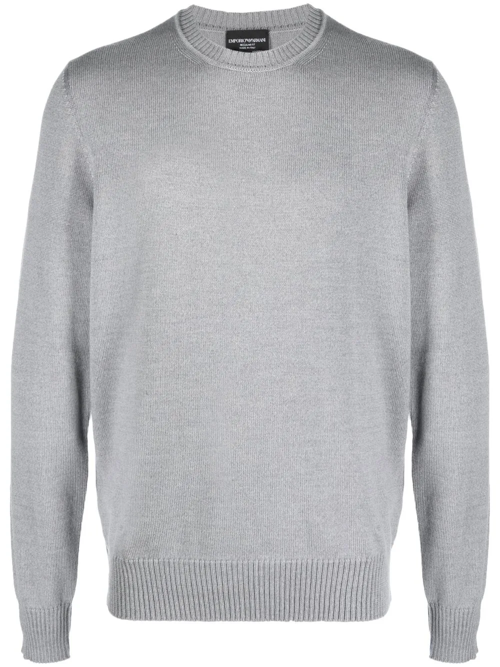 

Emporio Armani crew-neck wool jumper - Grey