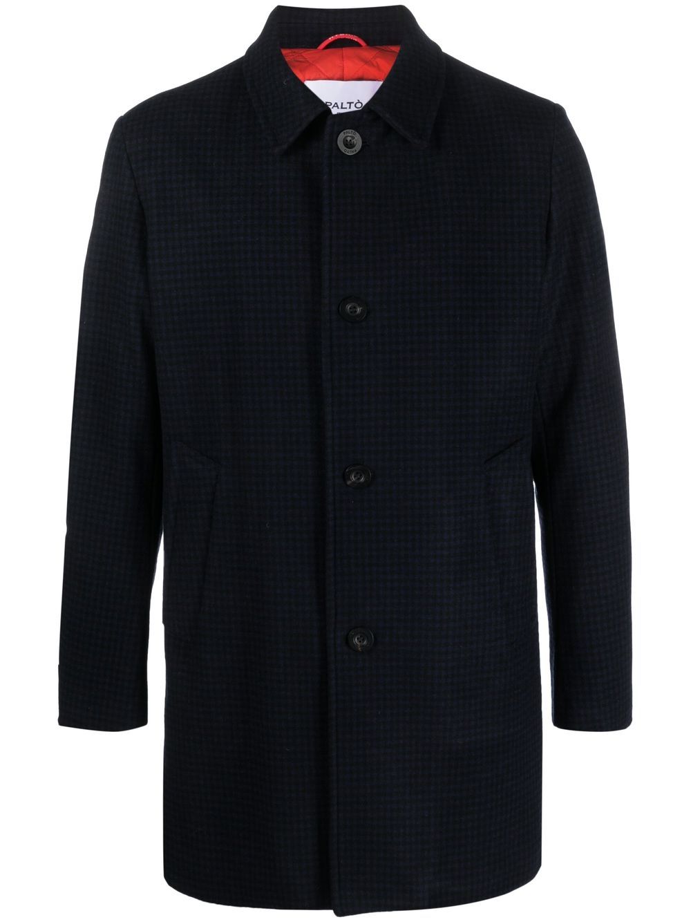 

Paltò Alfredo single-breasted short coat - Blue