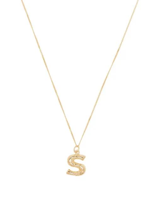 Completedworks S letter-pendant necklace