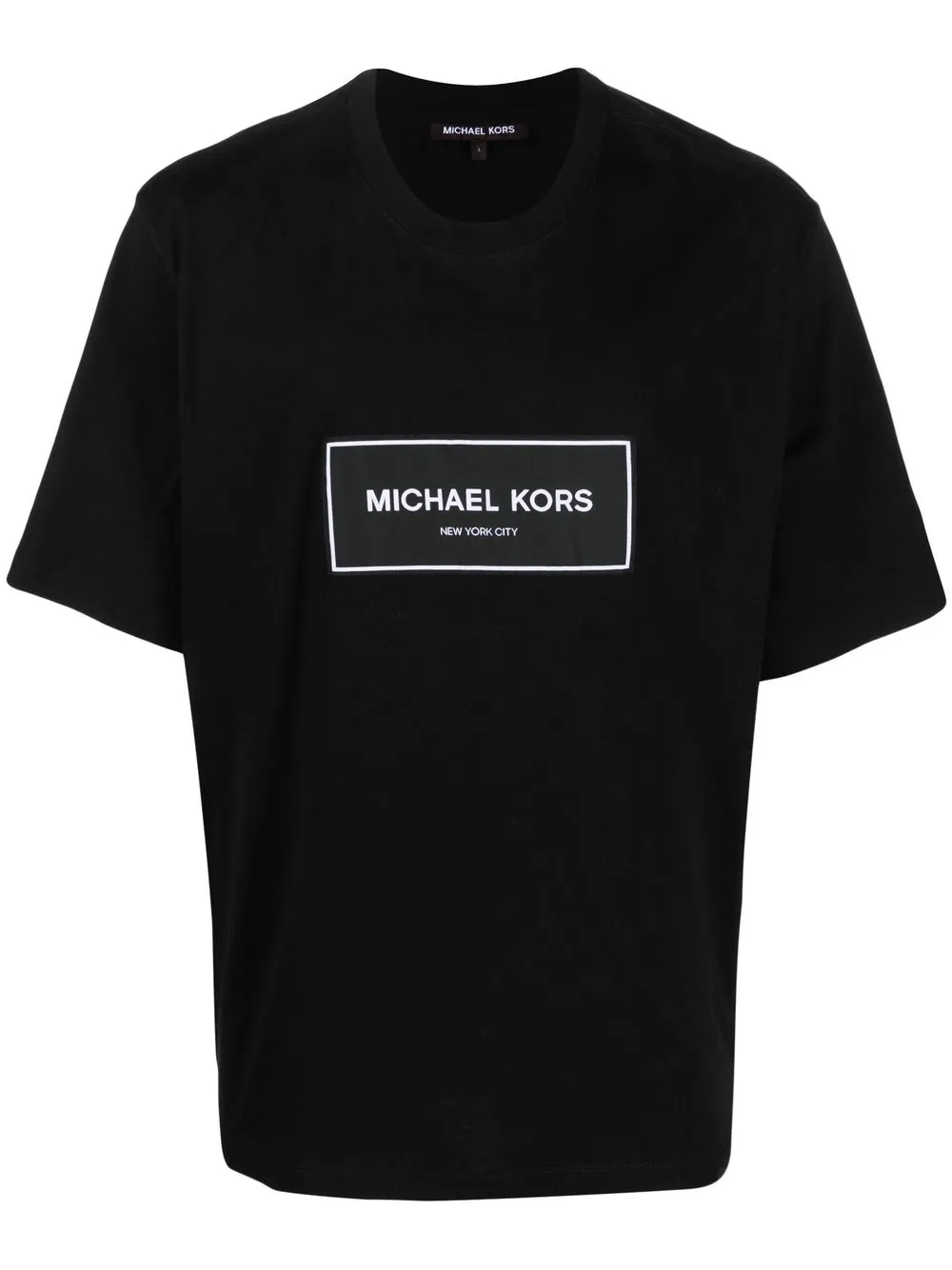 

Michael Kors playera con logo estampado - Negro