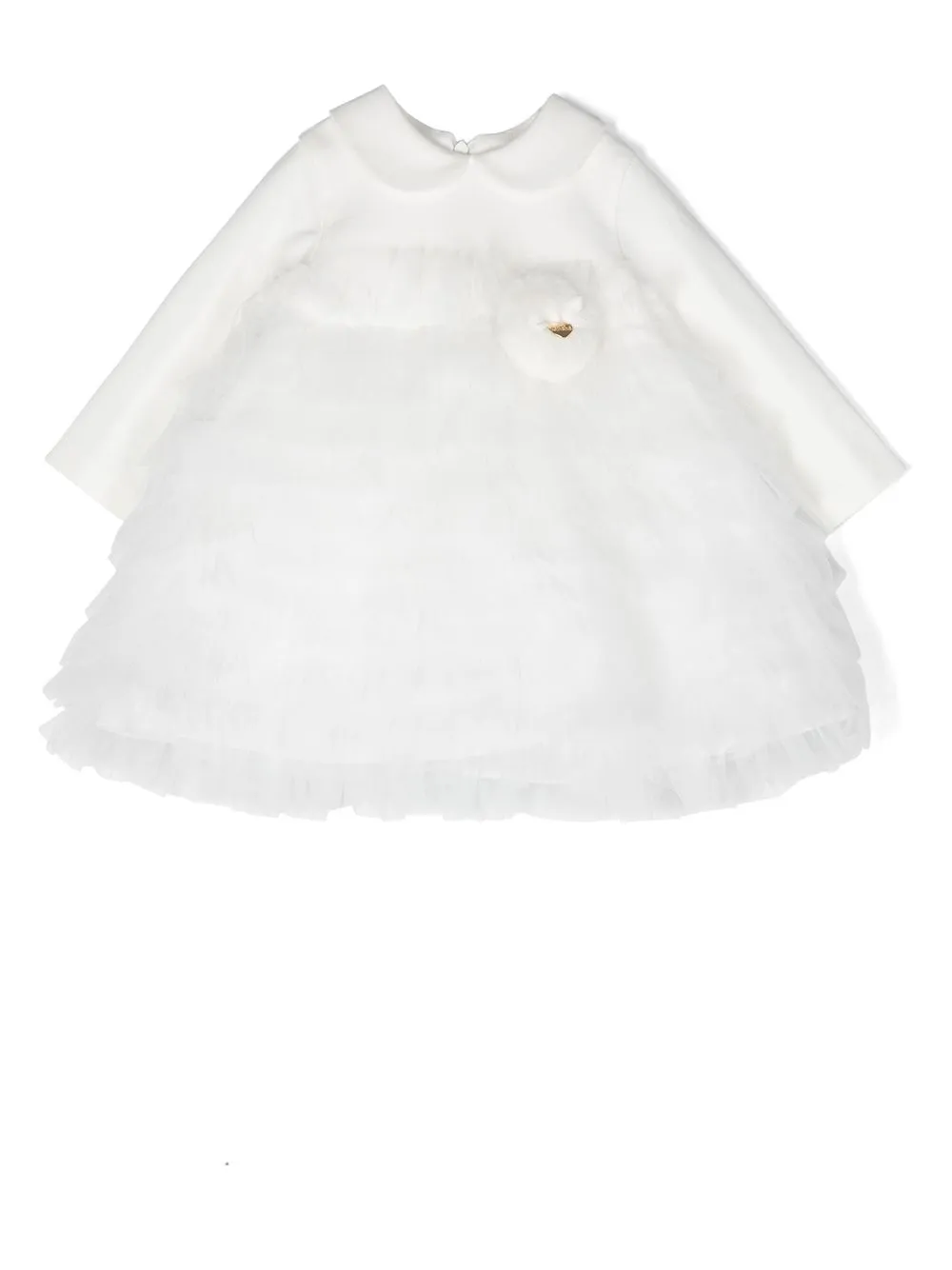 

Le Bebé Enfant tiered-tulle dress - White