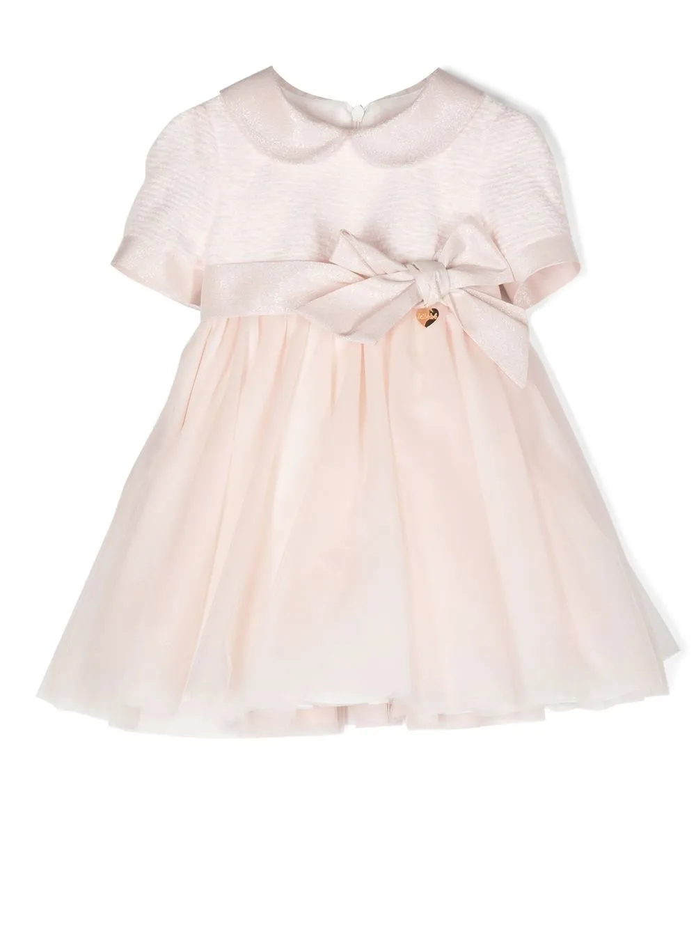

Le Bebé Enfant Rosa tulle bow-tied dress - Pink