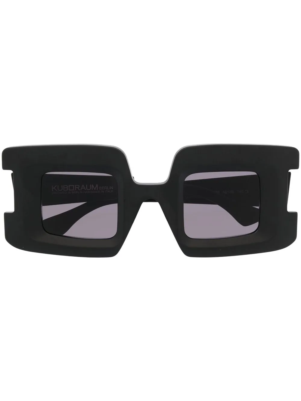

Kuboraum square-frame sunglasses - Black