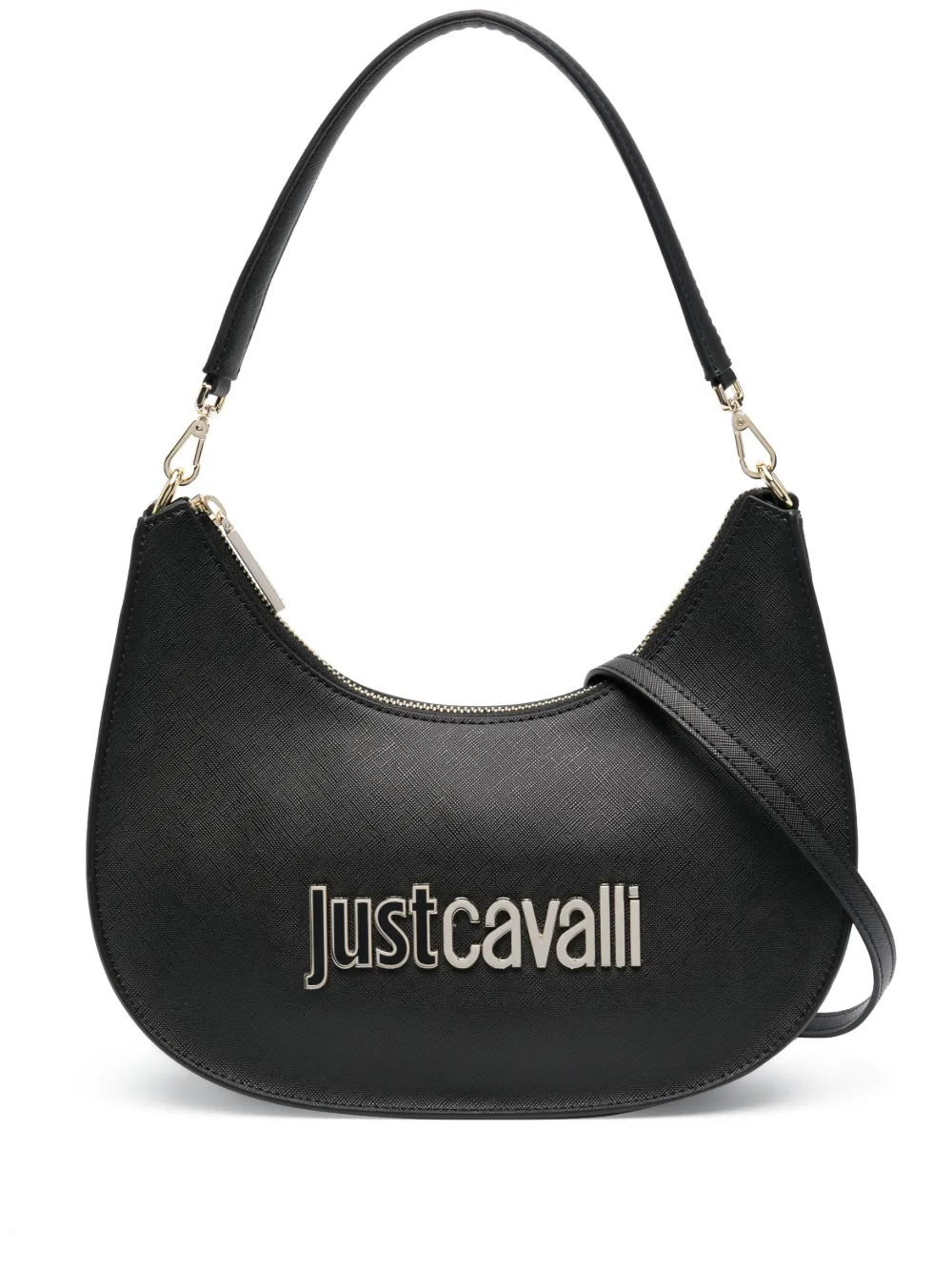 Just Cavalli logo plaque shoulder bag