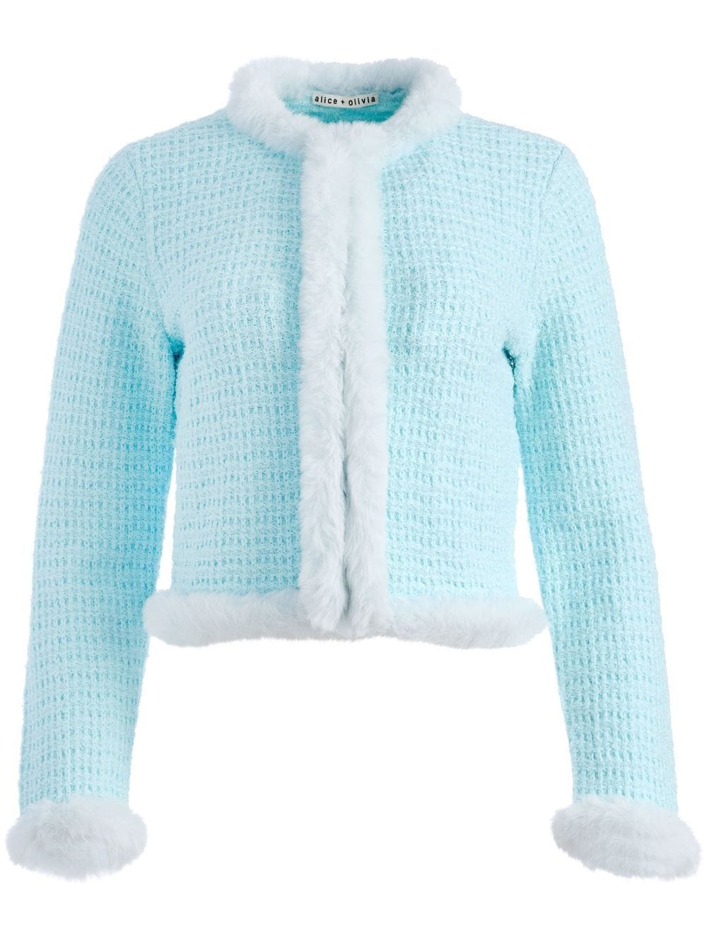 Alice and olivia sale fur sweater