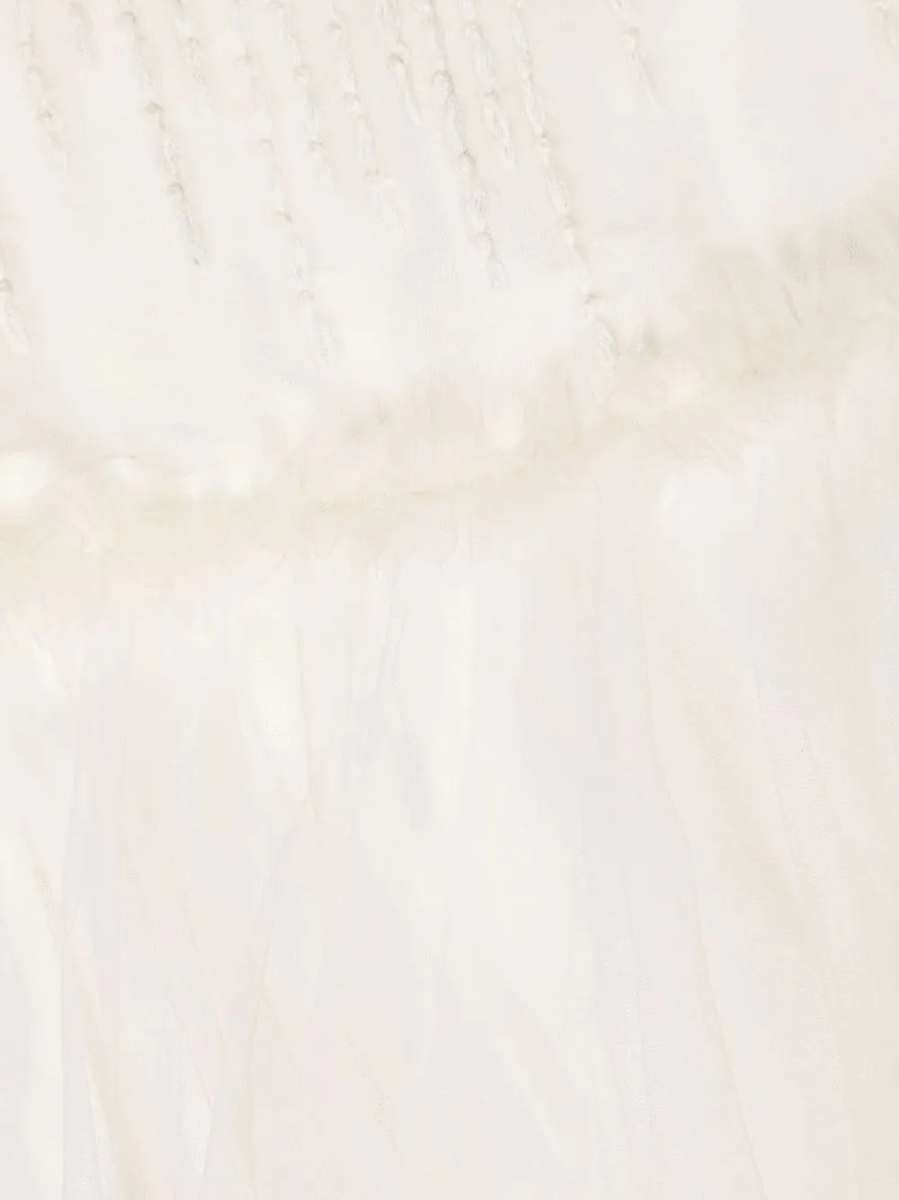 SHATHA ESSA EMBROIDERED-PANEL DETAIL DRESS 