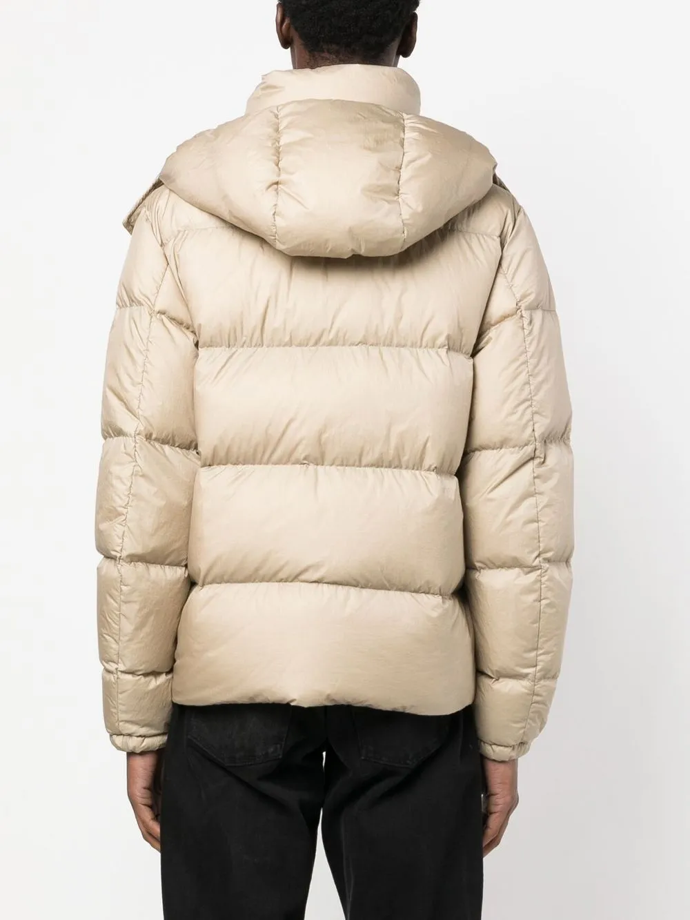 Ten C Hooded downfilled Jacket Farfetch
