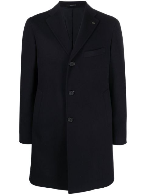 Tagliatore single-breasted cashmere coat Men