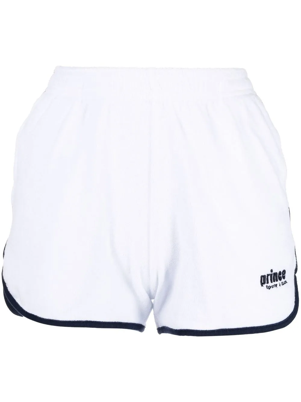 

Sporty & Rich logo-embroidered shorts - White