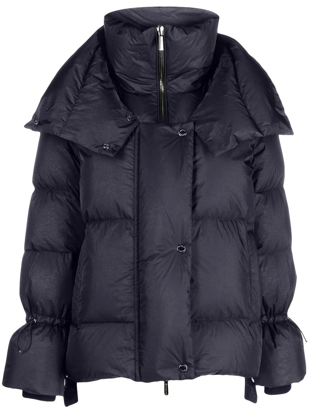 

Moorer funnel neck padded jacket - Black