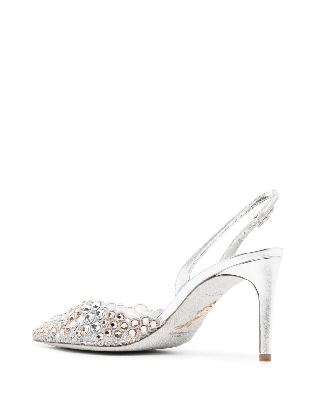 René Caovilla crystal-embellished pointed-toe Sandals - Farfetch