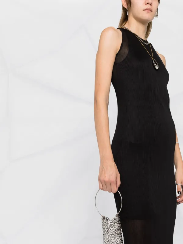 Givenchy ribbed-knit Sleeveless Dress | Black | FARFETCH JO