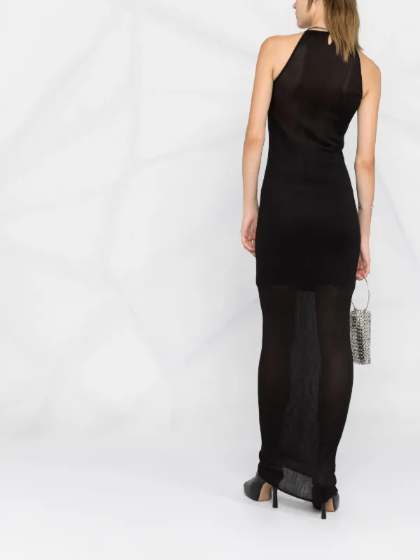【関税＆送料込み】Givenchy Dress Givenchy Graphic Neck Dress | Black | FARFETCH JO