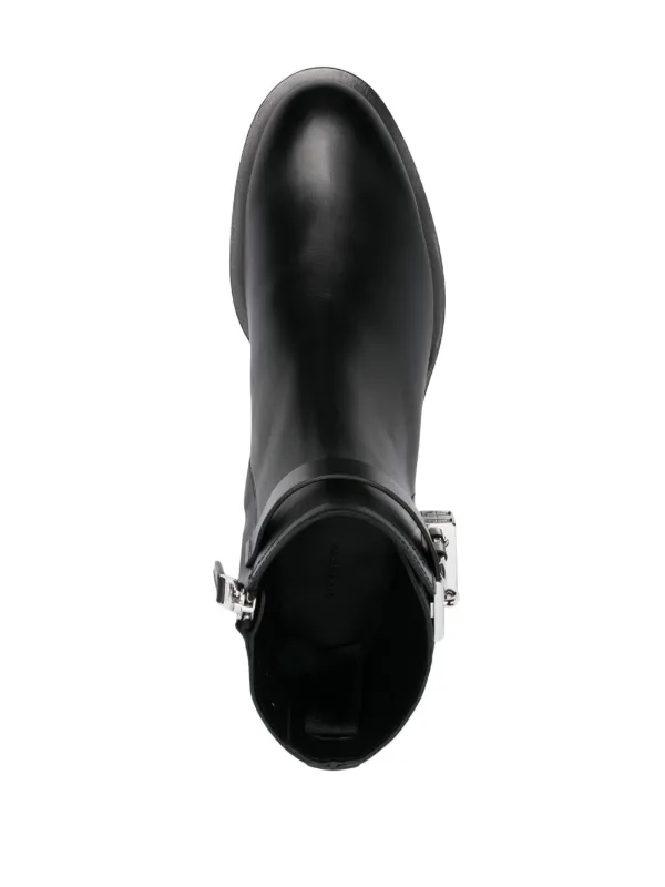 Givenchy Lock Leather Ankle Boots | Black | FARFETCH