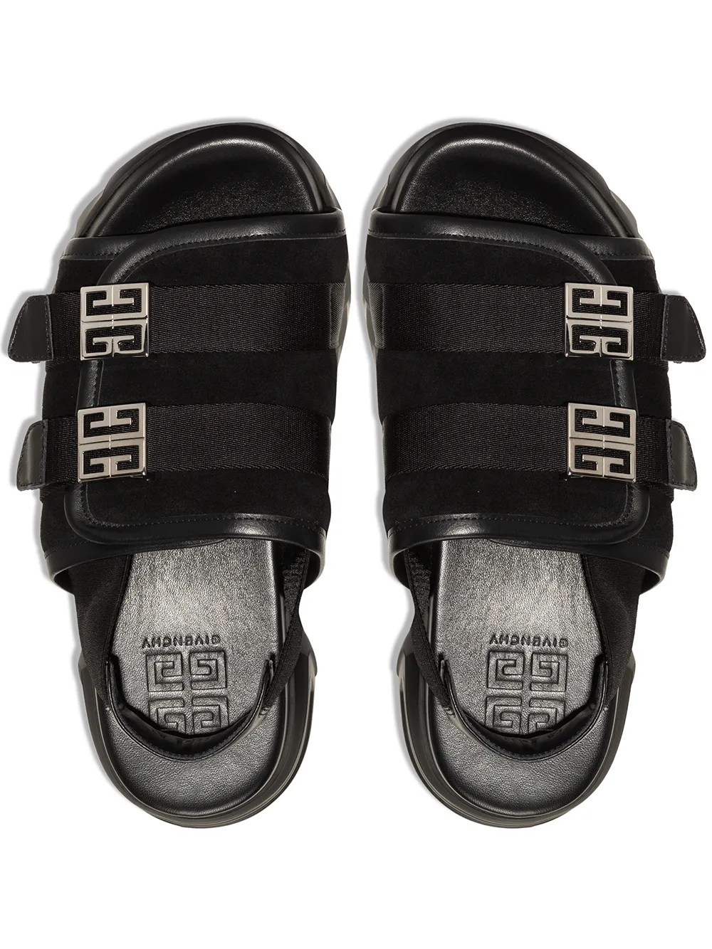 Givenchy Marshmallow 4G slingback sandals Black