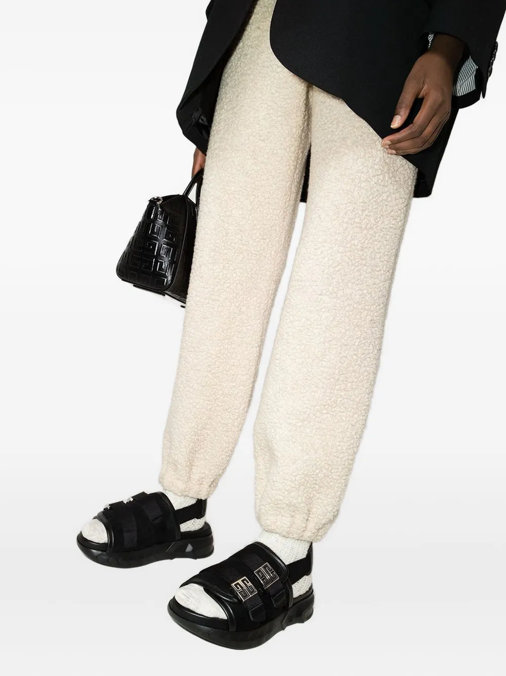 Givenchy Marshmallow 4G slingback sandalen Zwart
