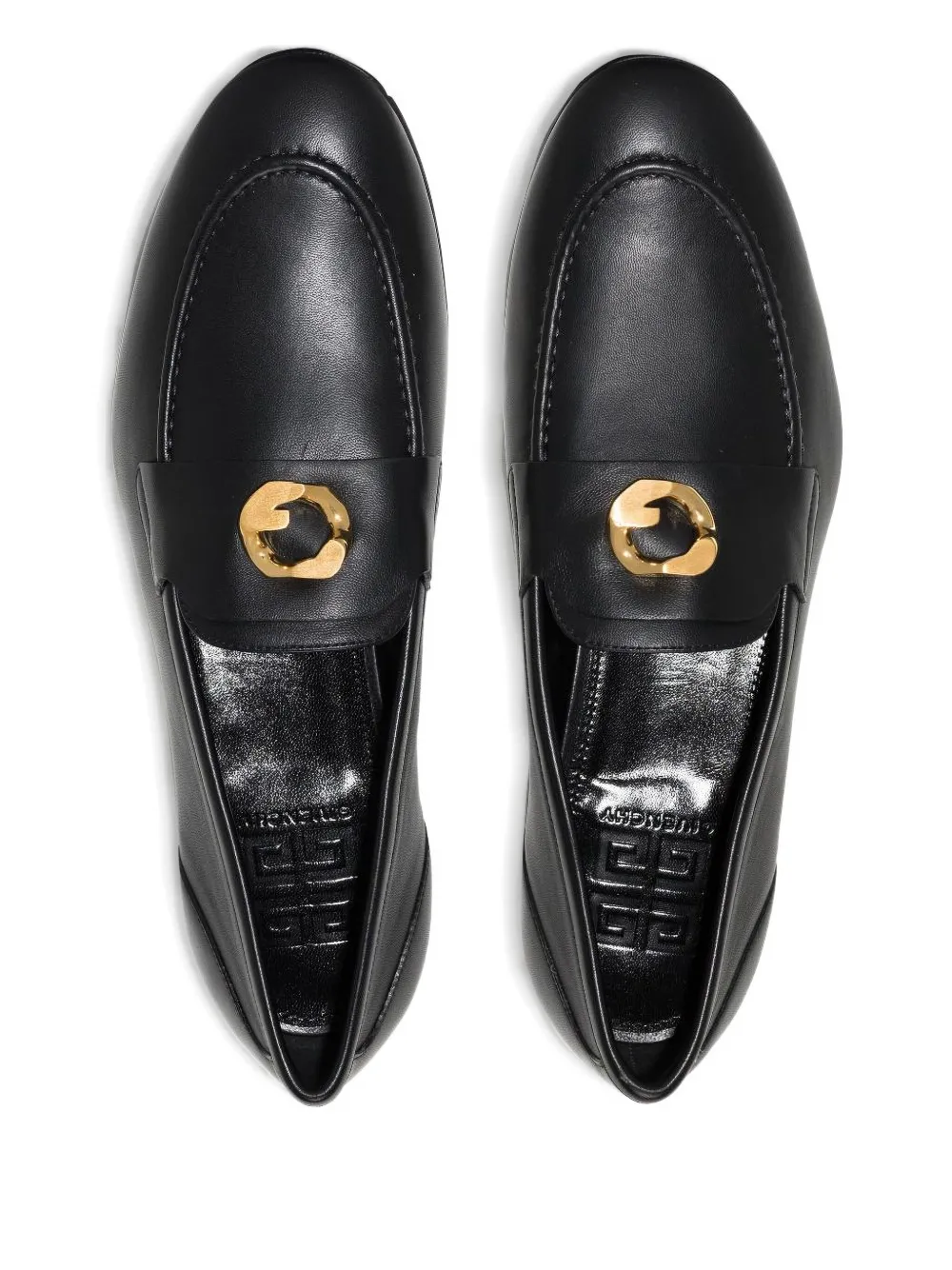 Givenchy G Chain leather loafers Black