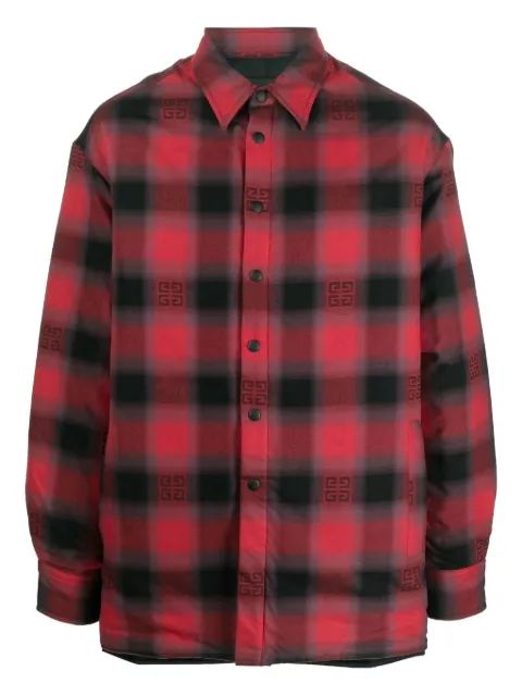 Givenchy 4G check-print padded shirt