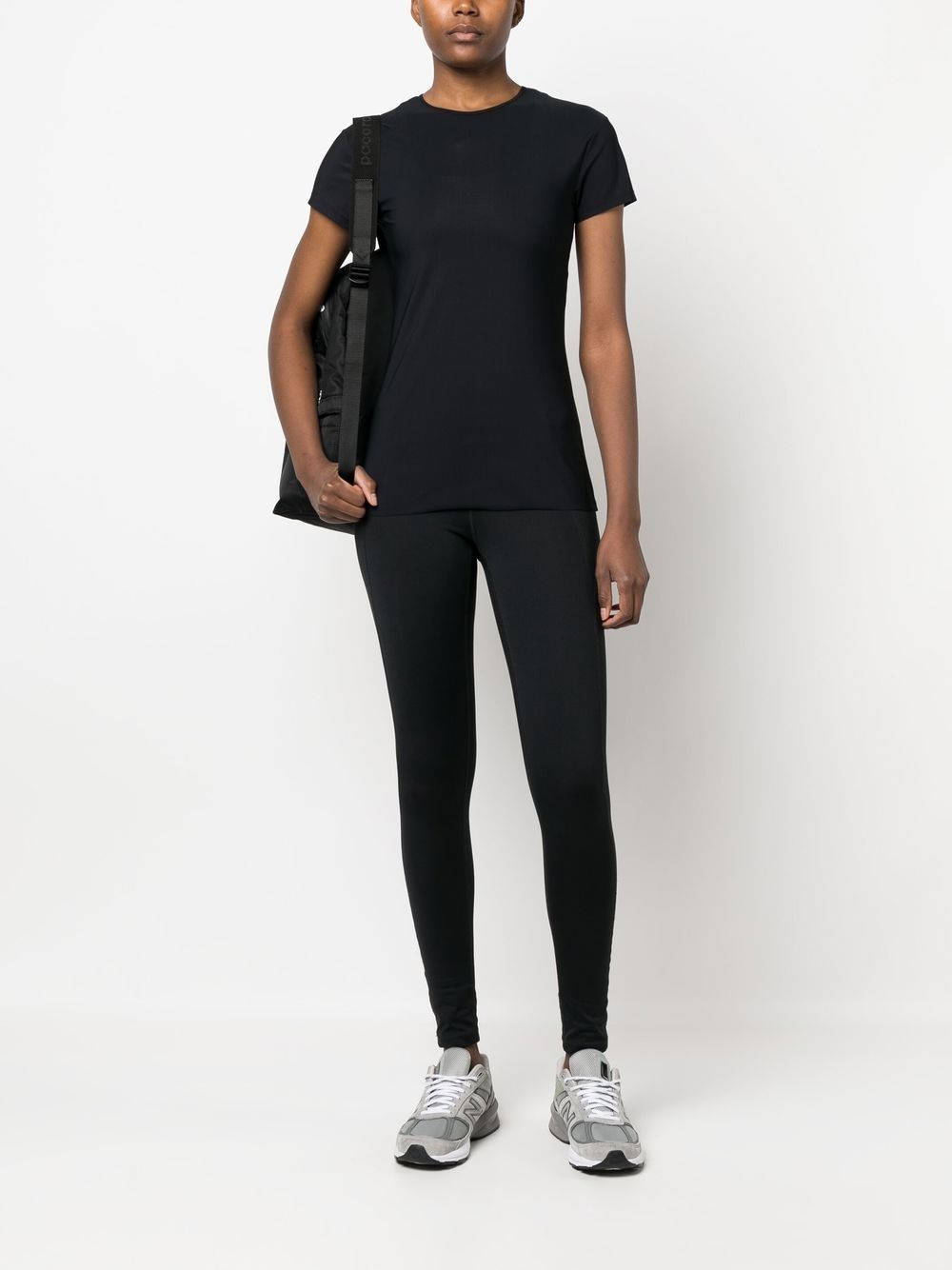 Filippa K T-shirt met print - Zwart