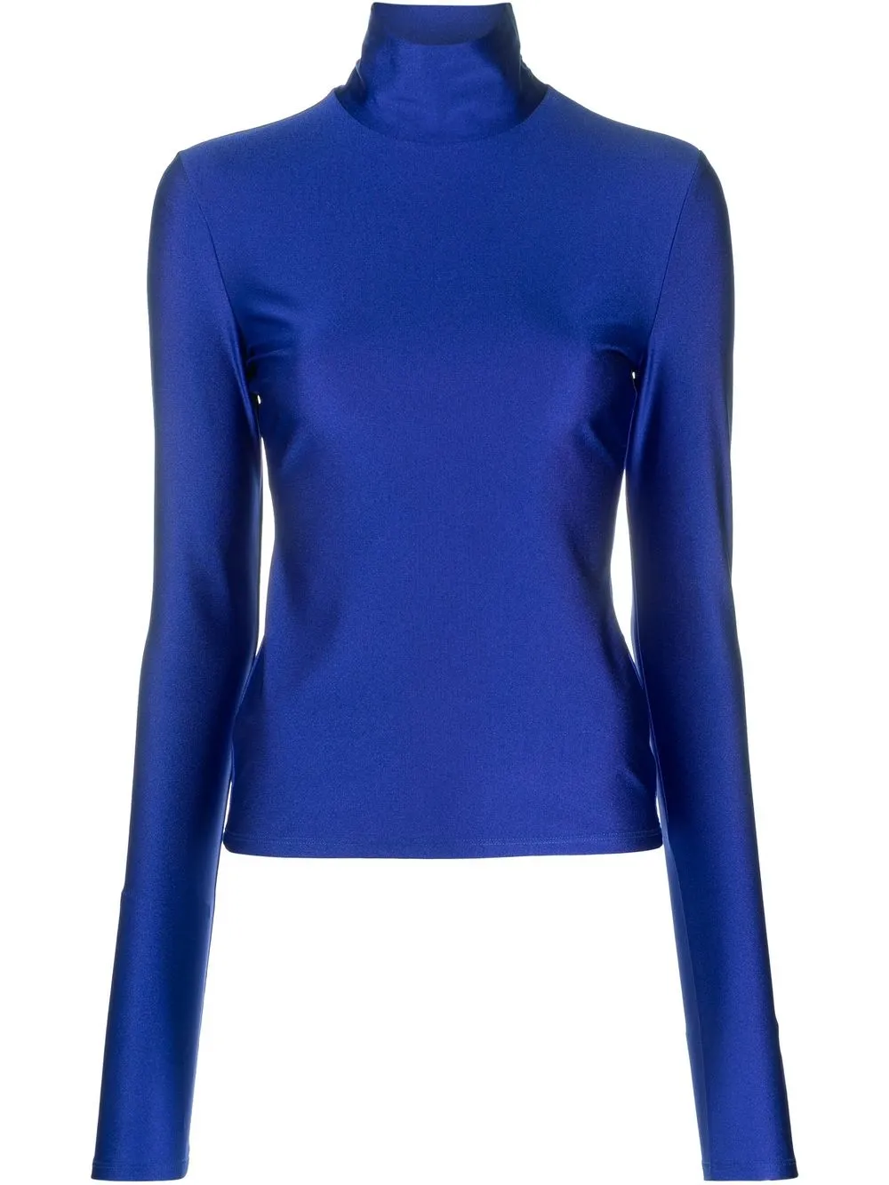 

THE ANDAMANE roll-neck long-sleeve top - Blue