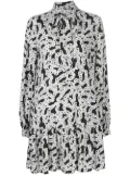 DVF Diane von Furstenberg chain-print dress - Black