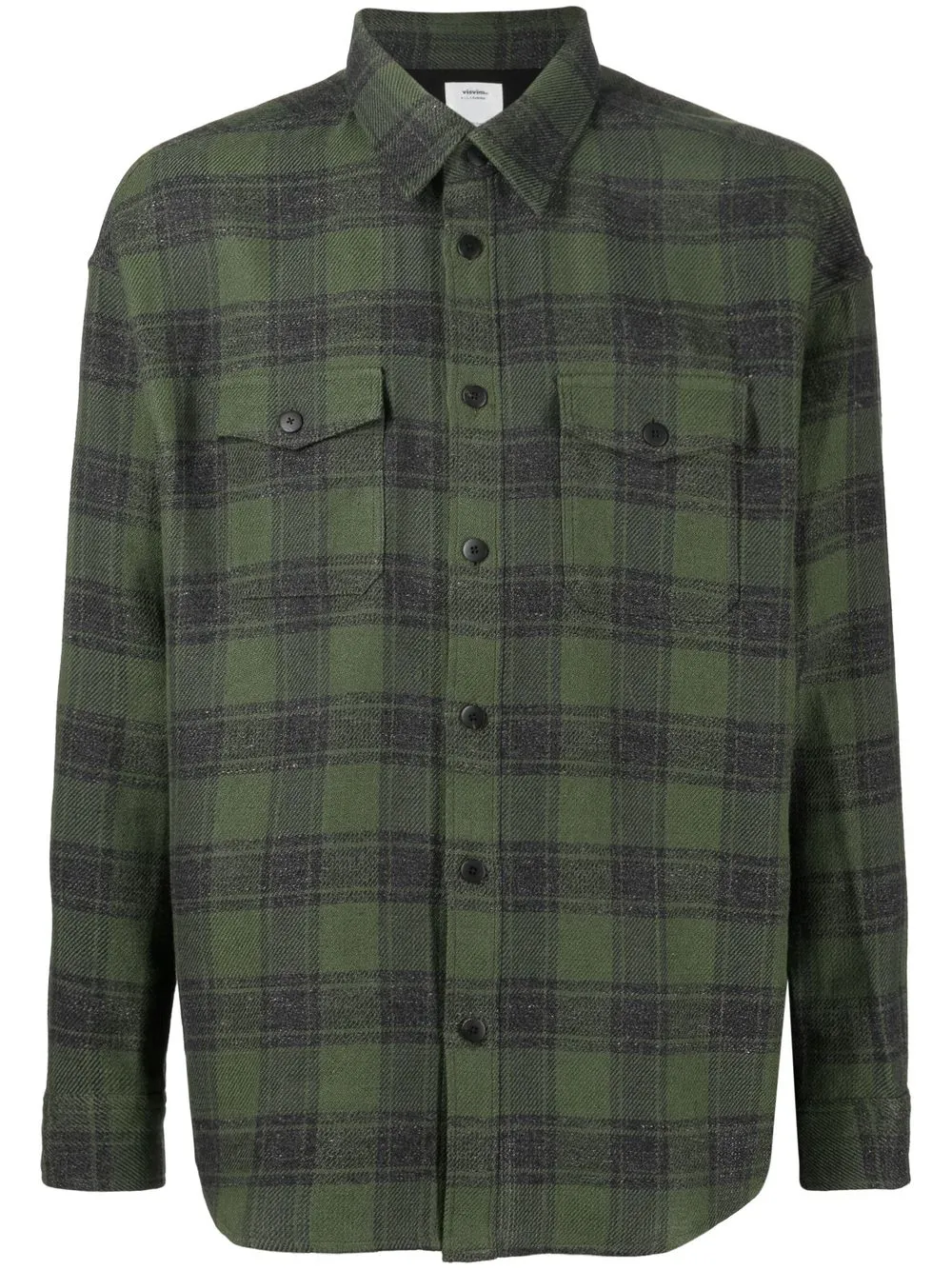 

visvim checked lumberjack shirt - Green