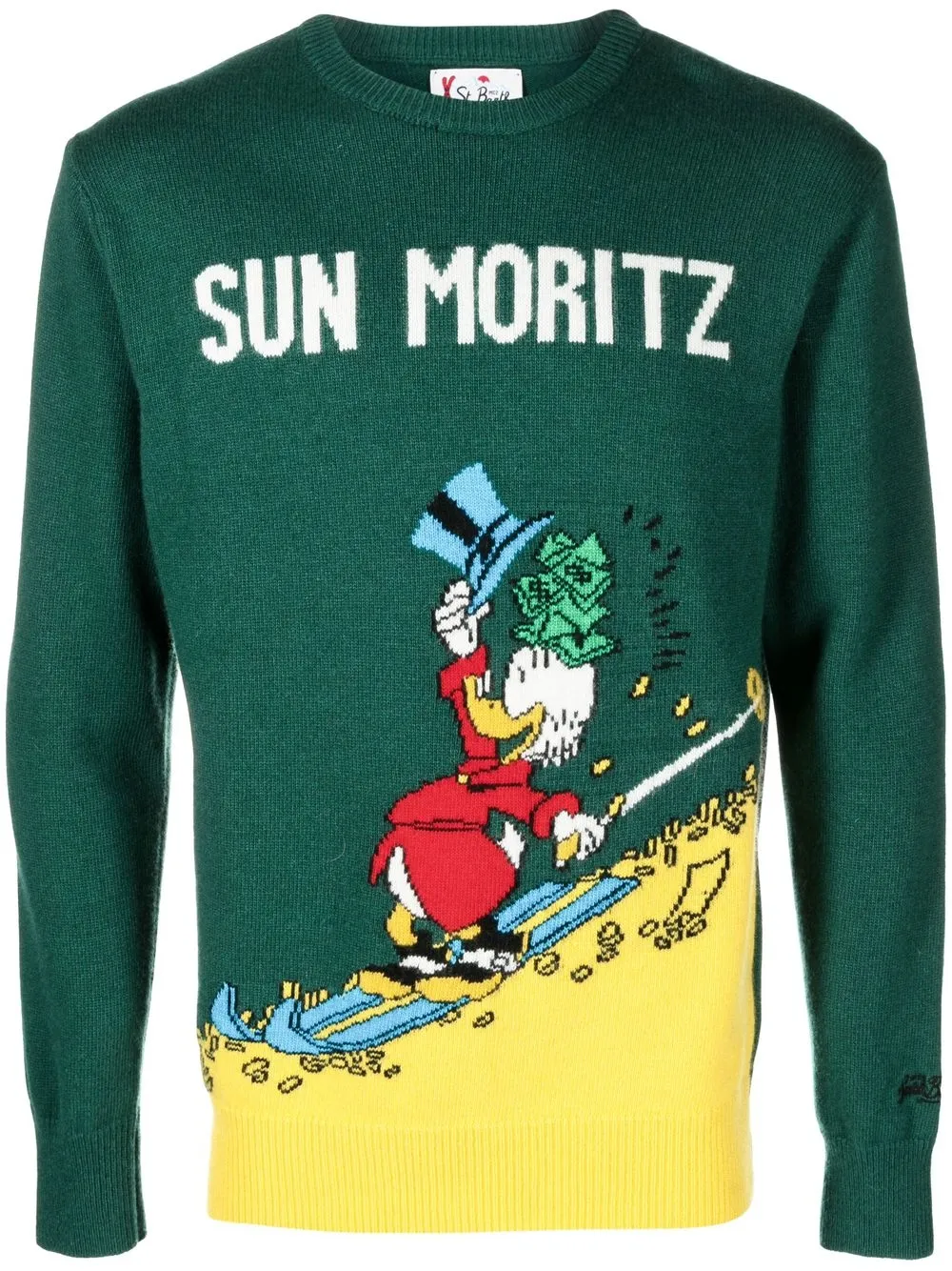 

MC2 Saint Barth intarsia-knit jumper - Grey