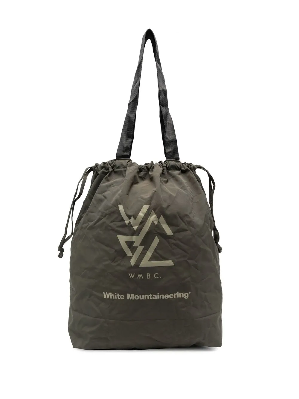 

White Mountaineering logo-print tote bag - Green